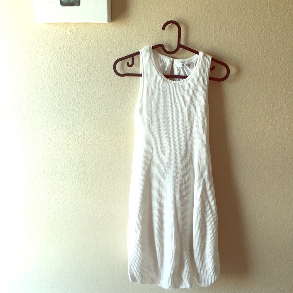 Purl knit dress